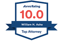 Image representing award given to attorney by AVVO - Ashe Law Offices