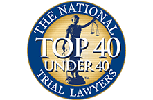 Image representing award given to attorney by The National Trial Lawyers Top 40 in 2018 - Ashe Law Offices